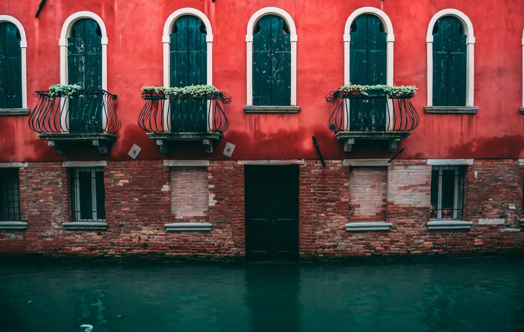 red concrete building