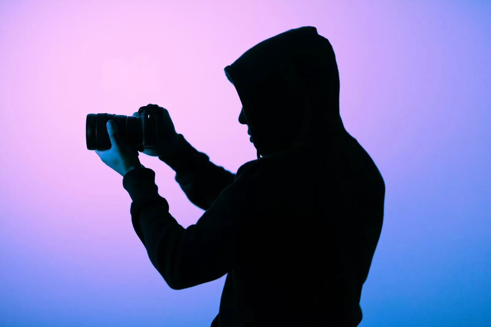 Man Holding Camera