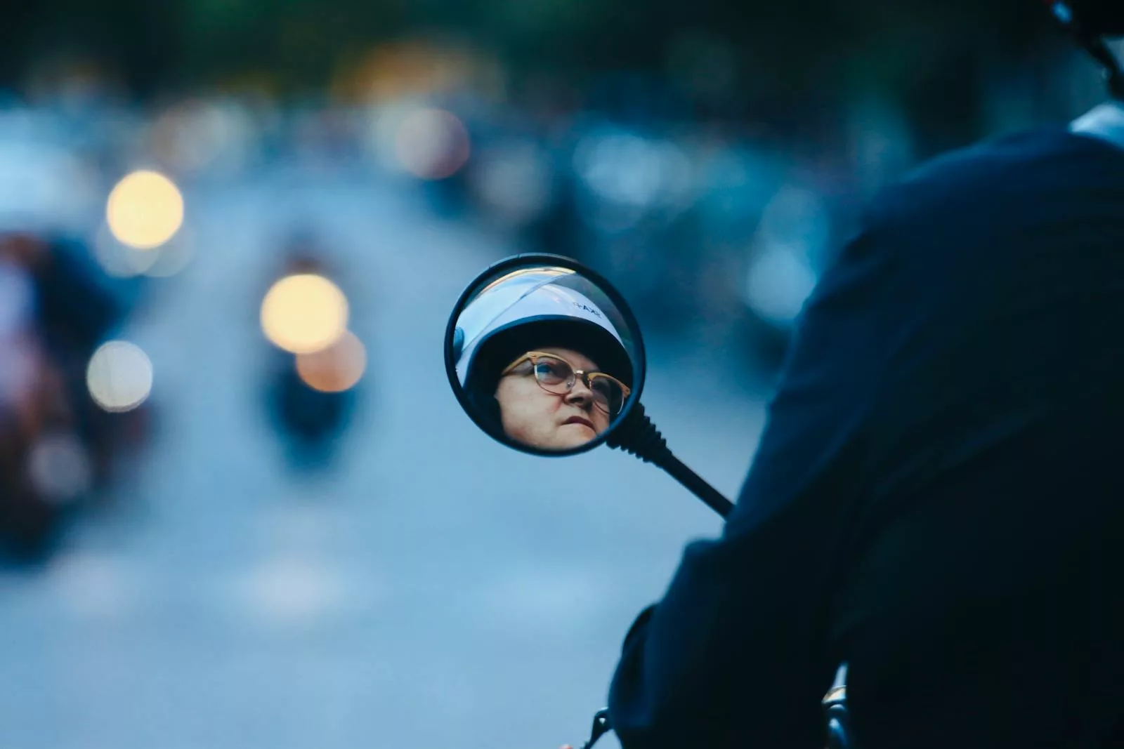 Man in Black Jacket Wearing Black Helmet